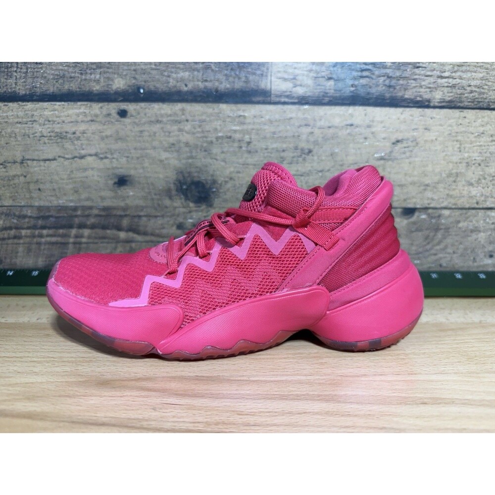 Adidas DON Issue 2 Crayola Power Pink Crayon Basketball Shoes FW8750 Youth 4.5